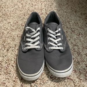 Gray vans.  Barely worn